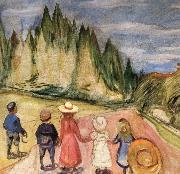 Eventyrskogen,omkring Edvard Munch